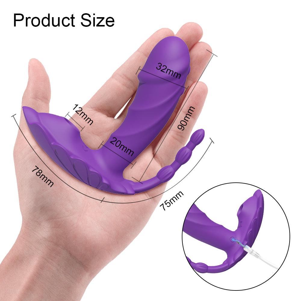 G-Noktası-Uyarıcı-Vibratörü-Klitoris-Uyarıcılı-Dildo