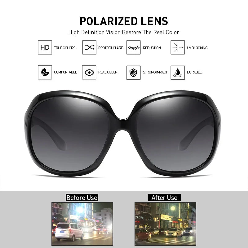 Kadın Güneş Gözlüğü | Polarize & UV400 Korumalı 66752