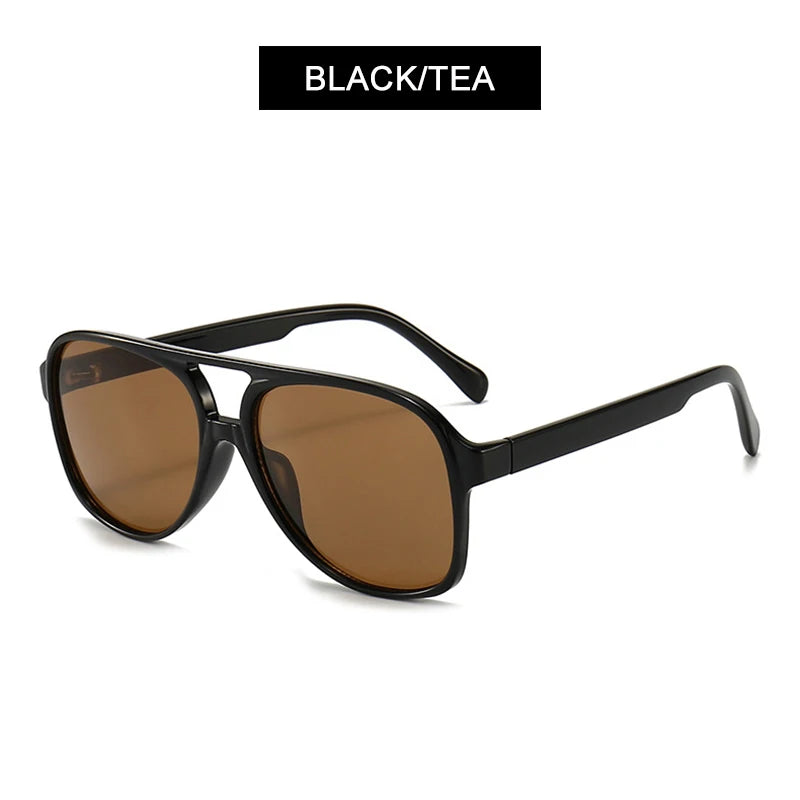 Polarize Pilot Güneş Gözlüğü | Unisex Retro Tasarım UV400 Koruma 32835
