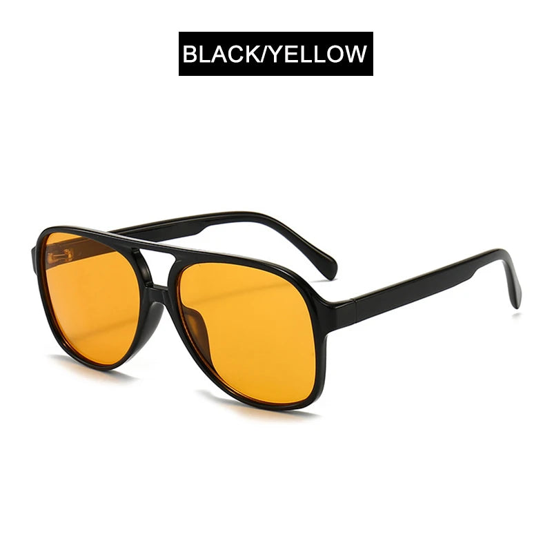 Polarize Pilot Güneş Gözlüğü | Unisex Retro Tasarım UV400 Koruma 32835