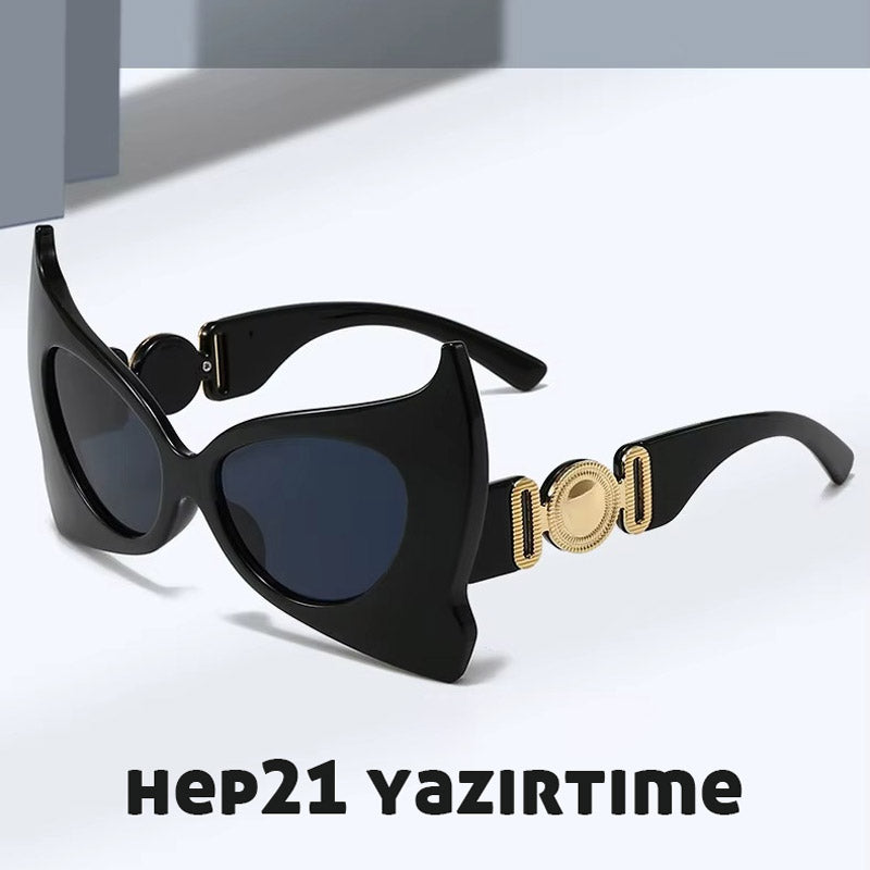 Kedi Gözü Güneş Gözlüğü | Kadın Retro Gözlük UV400 Koruma 93783