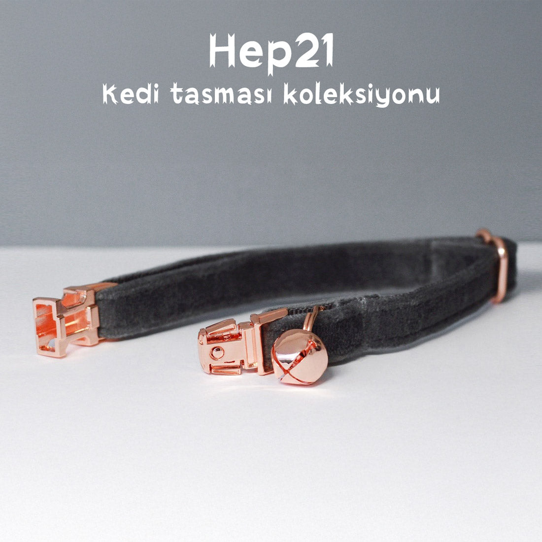 Kedi tasması Kadife isimli zilli kedi Tasma 755153