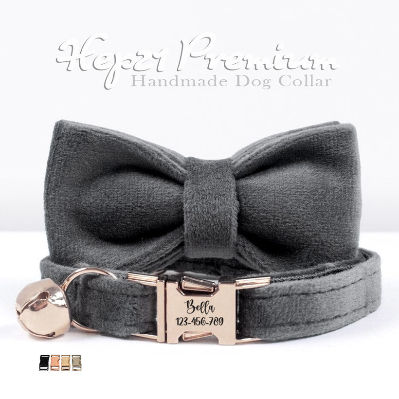 Kedi tasması Kadife İsimli Zilli Kedi tasma 755153