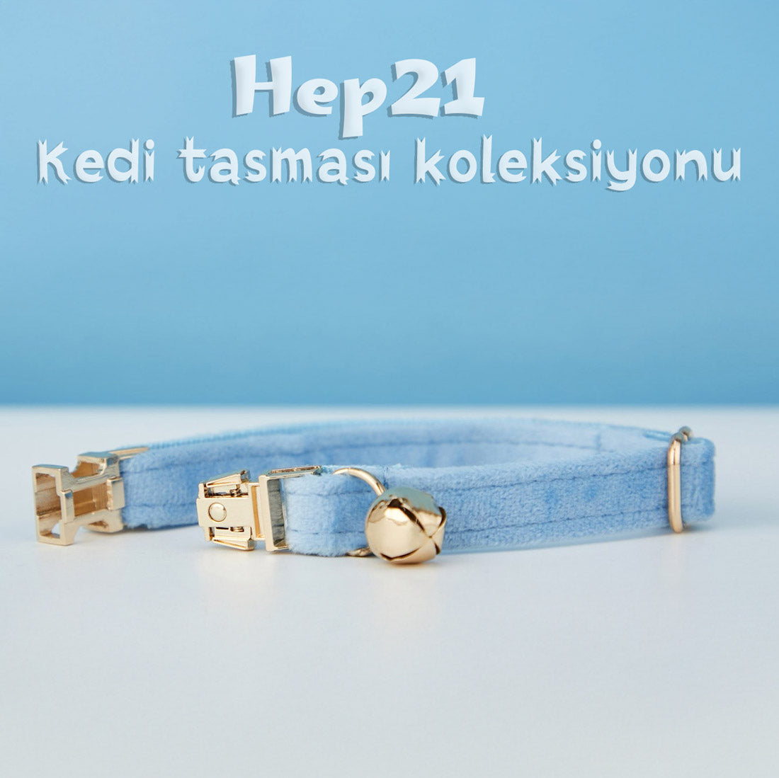 Kedi tasması Kadife İsimli Zilli 81166