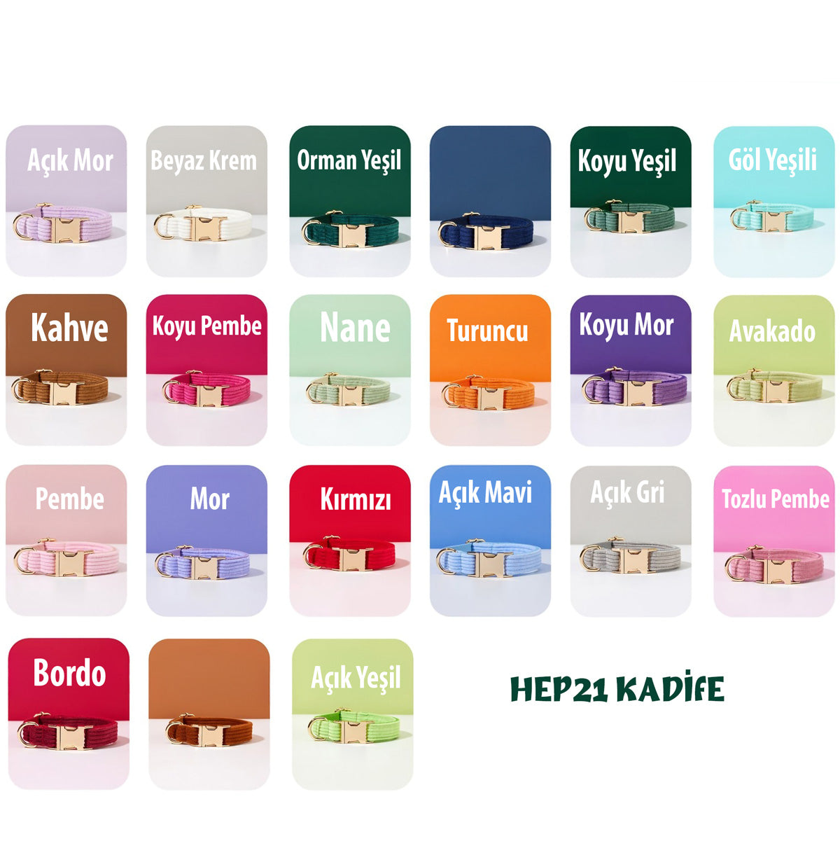 Köpek Boyun Tasması İsimli Açık Mor 503813