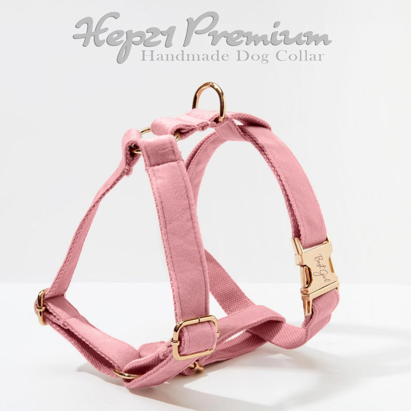 Köpek Boyun Tasması İsimli Pembe Kadife 240723