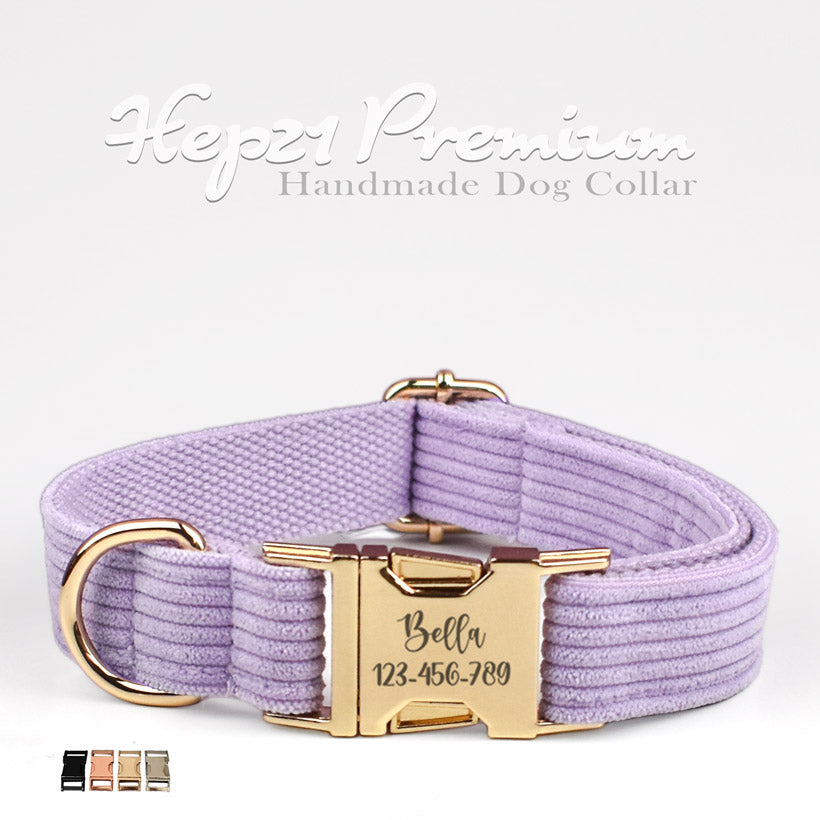 Köpek Tasması İsimli Pembe Mor Boyun Tasması 503813