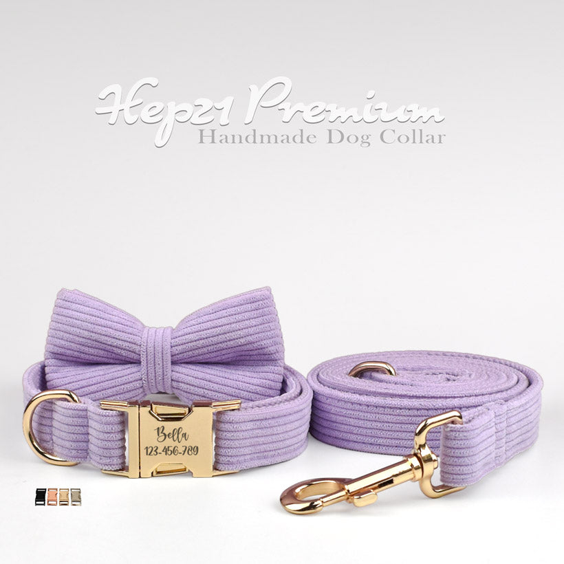 Köpek Tasması İsimli Pembe Mor Boyun Tasması 503813