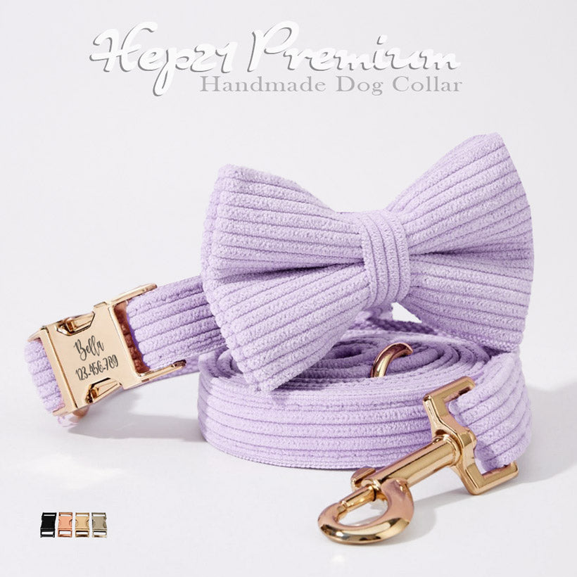 Köpek Tasması İsimli Pembe Mor Boyun Tasması 503813