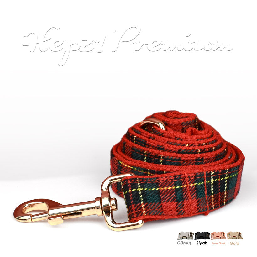 Köpek Tasması İsimli Plaid Boyun Tasması 050063