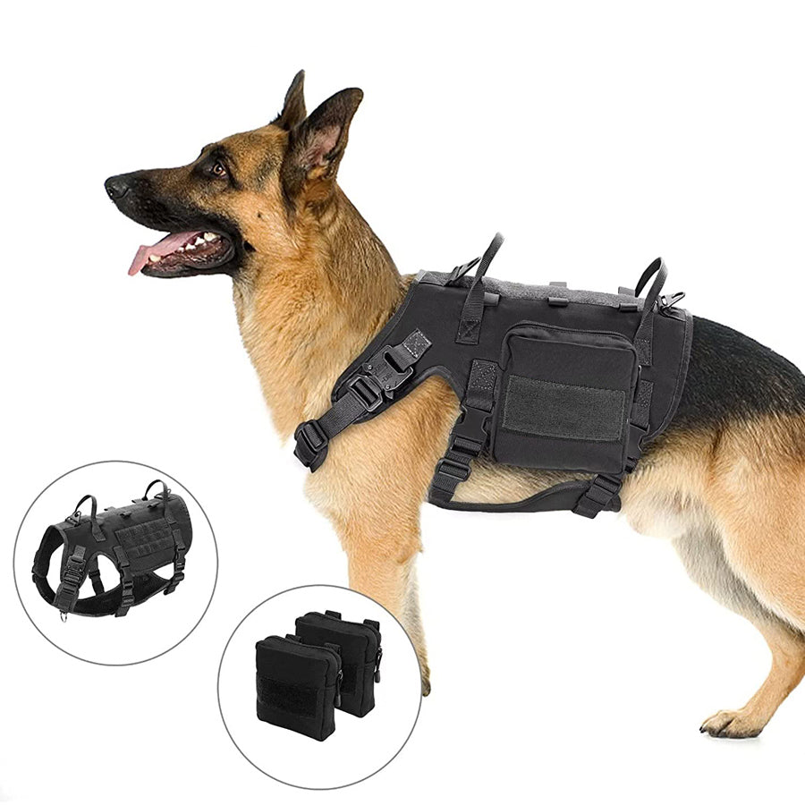 Köpek Göğüs Tasması K9 Tasma Çantalı