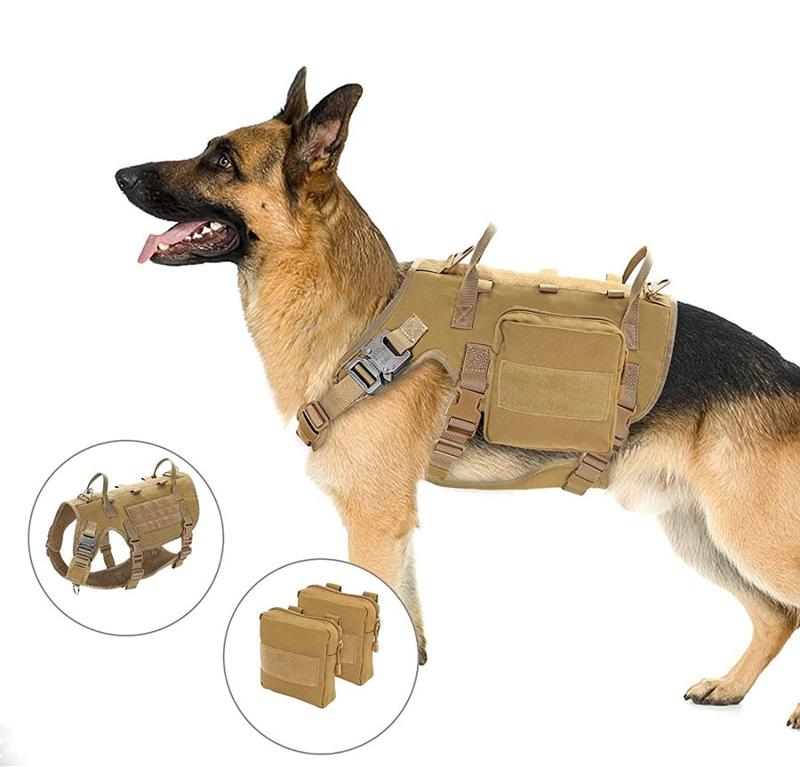Köpek Göğüs Tasması K9 Tasma Çantalı