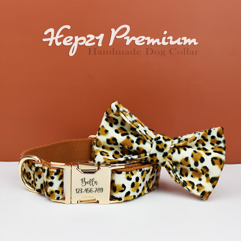 Köpek Boyun Tasması İsimli Leopar Print 29726
