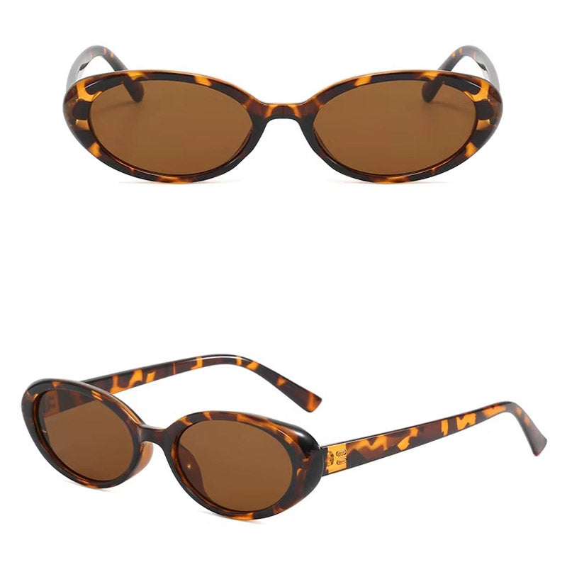 Retro Oval Güneş Gözlüğü | Unisex Vintage Stil 22023