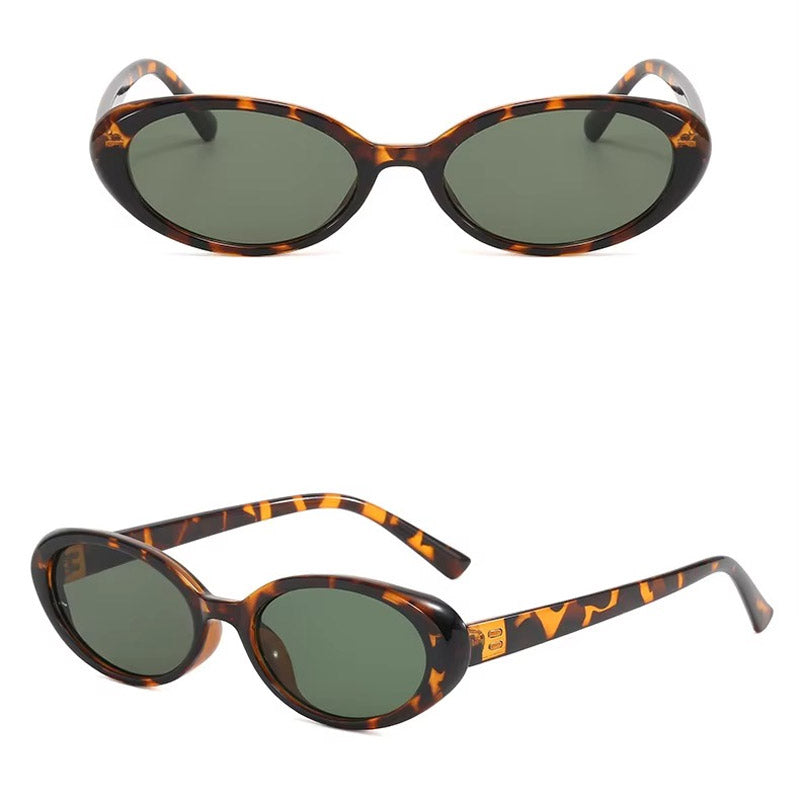 Retro Oval Güneş Gözlüğü | Unisex Vintage Stil 22023