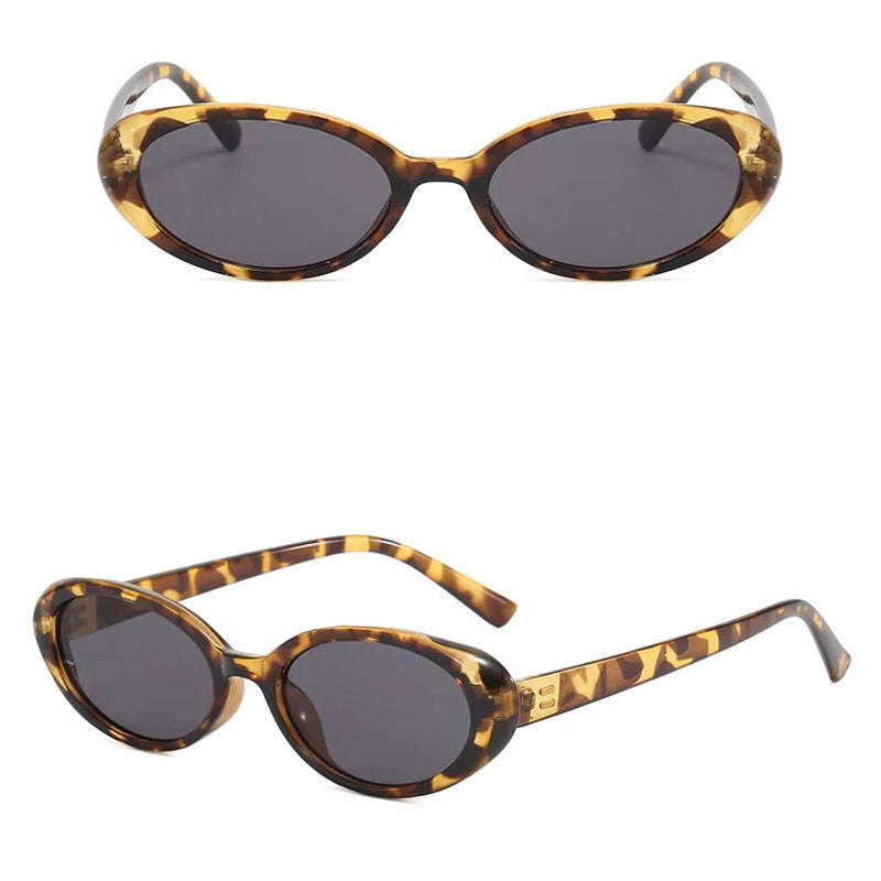 Retro Oval Güneş Gözlüğü | Unisex Vintage Stil 22023