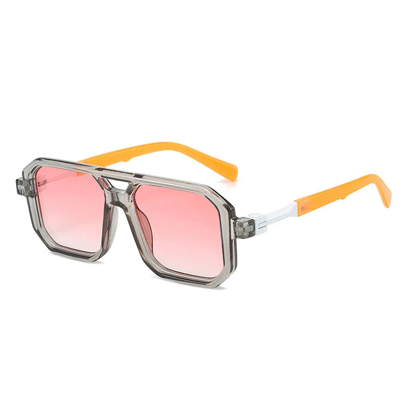 Kare Güneş Gözlüğü - UV400 Unisex Retro 17124