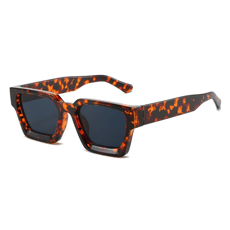 Kare Güneş Gözlüğü - Retro Vintage Stil UV400 Unisex 83839