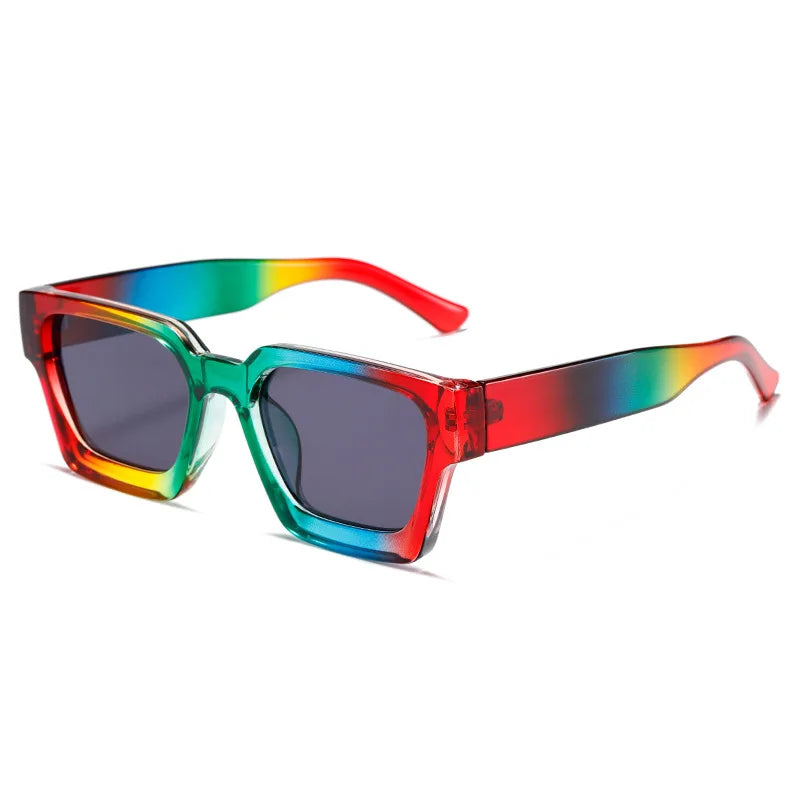 Kare Güneş Gözlüğü - Retro Vintage Stil UV400 Unisex 73172