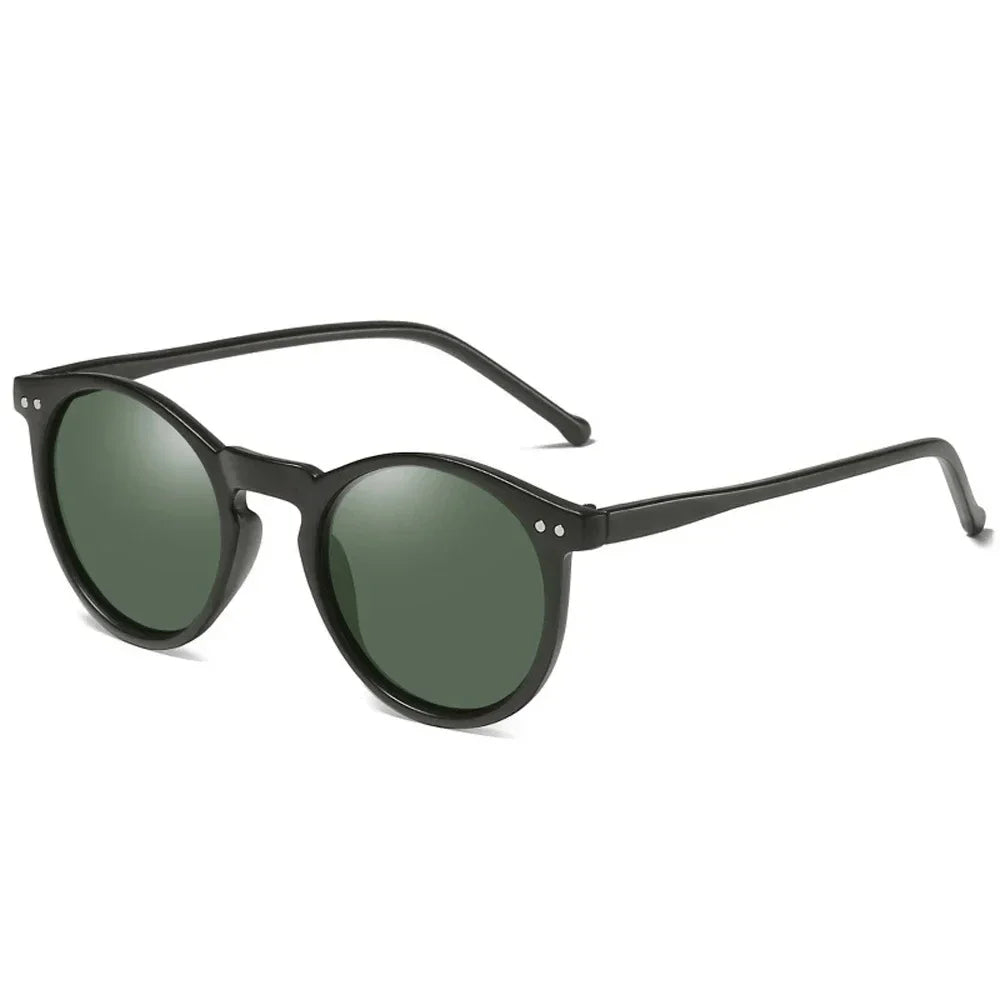 Polarize Retro Yuvarlak Güneş Gözlüğü - Unisex UV400 Korumalı 26970