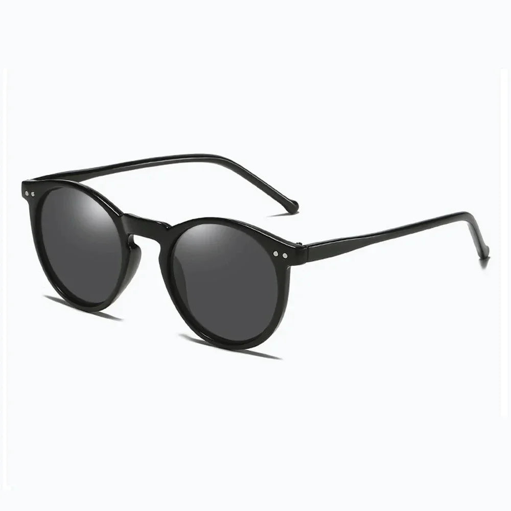 Polarize Retro Yuvarlak Güneş Gözlüğü - Unisex UV400 Korumalı 26970