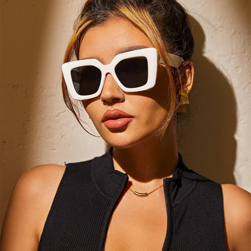 Trend Kare Güneş Gözlüğü Unisex UV400 koruma 86669