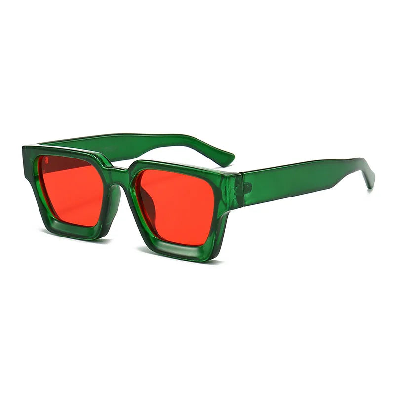 Kare Güneş Gözlüğü - Retro Vintage Stil UV400 Unisex 83839