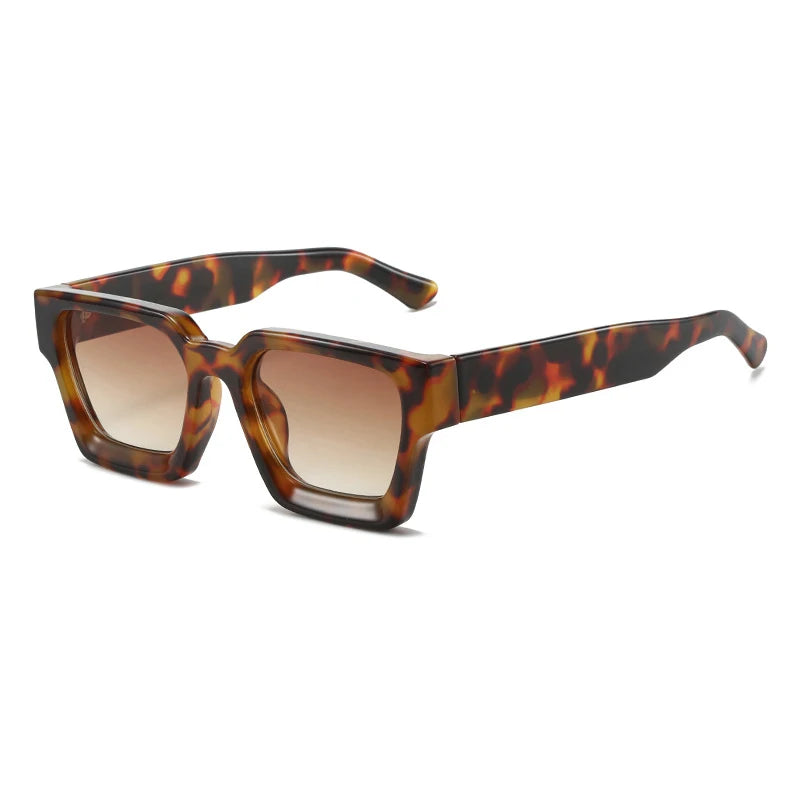 Kare Güneş Gözlüğü - Retro Vintage Stil UV400 Unisex 83839