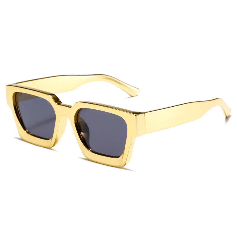 Kare Güneş Gözlüğü - Retro Vintage Stil UV400 Unisex 73172