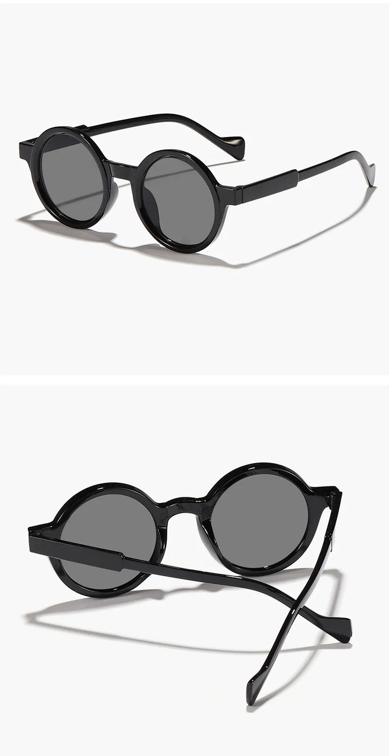 Retro Yuvarlak Güneş Gözlüğü | Unisex Tasarım | UV400 Korumalı 23977