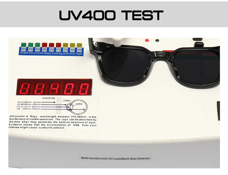 Retro Kare Güneş Gözlüğü: Erkek ve Kadın UV400 Korumalı 49609