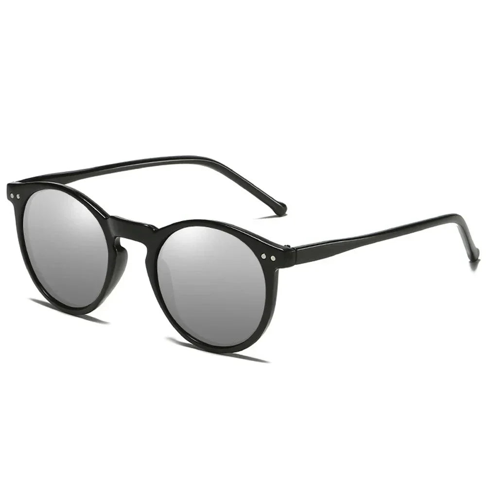 Polarize Retro Yuvarlak Güneş Gözlüğü - Unisex UV400 Korumalı 26970