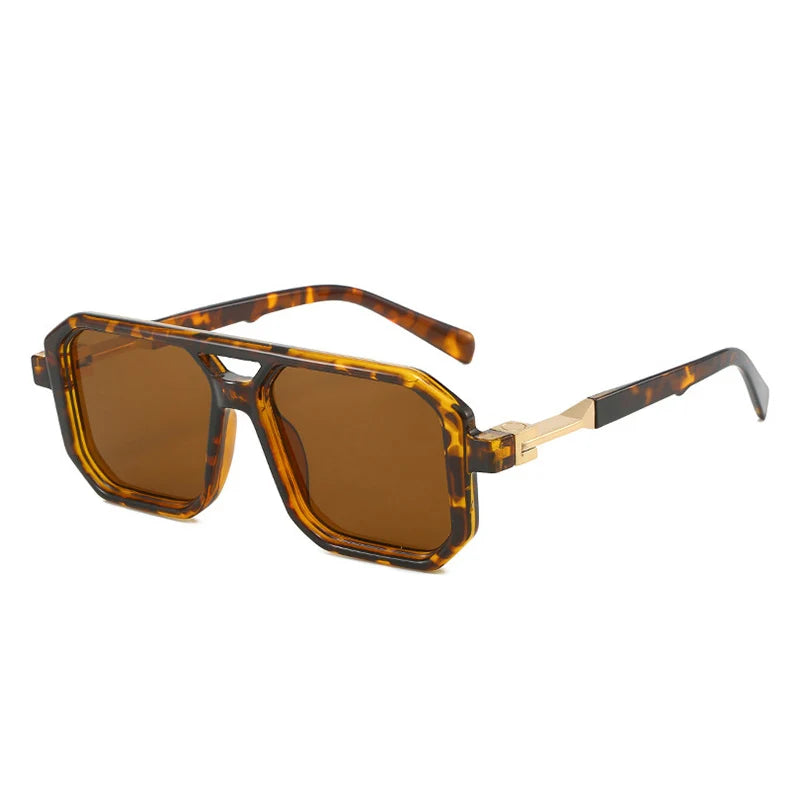 Kare Güneş Gözlüğü - UV400 Unisex Retro 17124