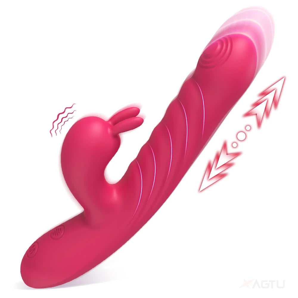 Titreşimli G Noktası ve Klitoris Uyarıcı Rabbit Vibratör 45802