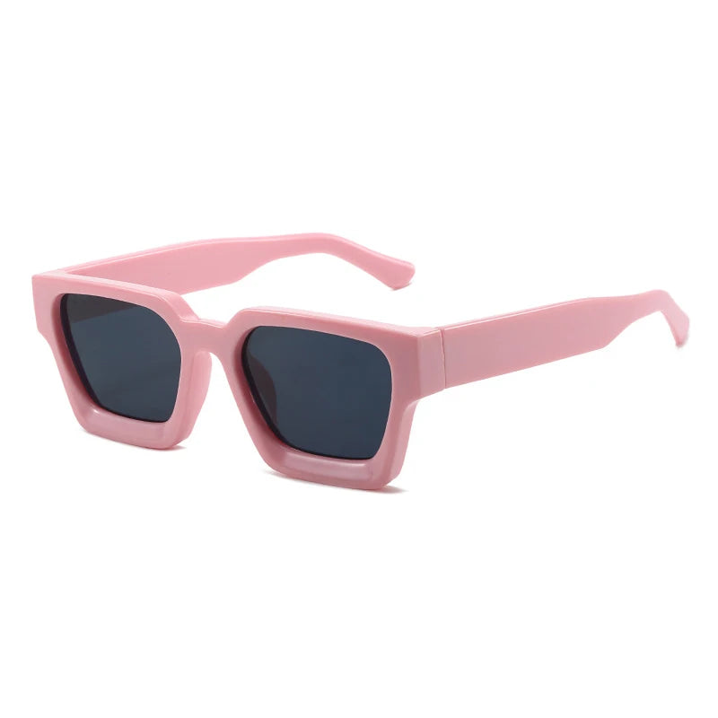 Kare Güneş Gözlüğü - Retro Vintage Stil UV400 Unisex 83839