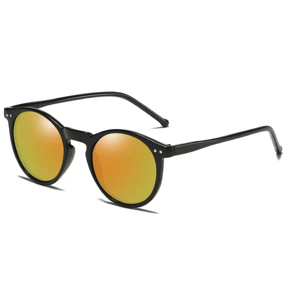 Polarize Retro Yuvarlak Güneş Gözlüğü - Unisex UV400 Korumalı 26970