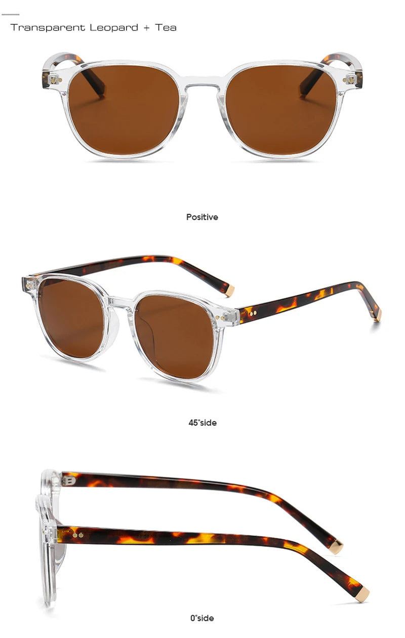 Retro Kare Polarize Güneş Gözlüğü UV400 Unisex 91168