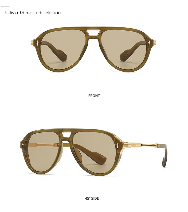 Retro Pilot Güneş Gözlüğü - UV400 Unisex 92010