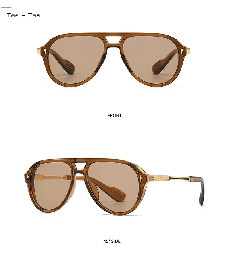 Retro Pilot Güneş Gözlüğü - UV400 Unisex 92010