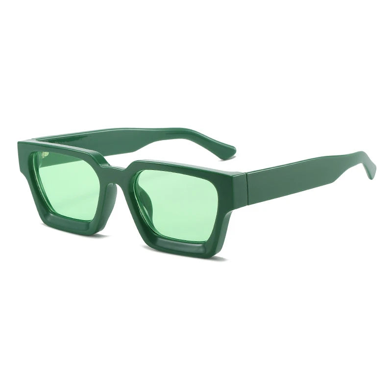 Kare Güneş Gözlüğü - Retro Vintage Stil UV400 Unisex 83839