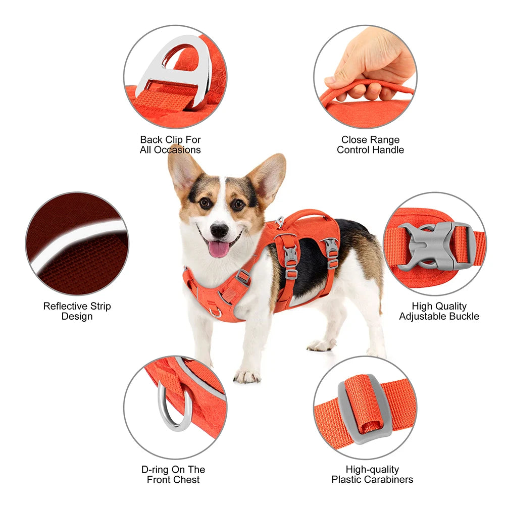 Köpek Göğüs Tasması Reflective Durable Handle 50650