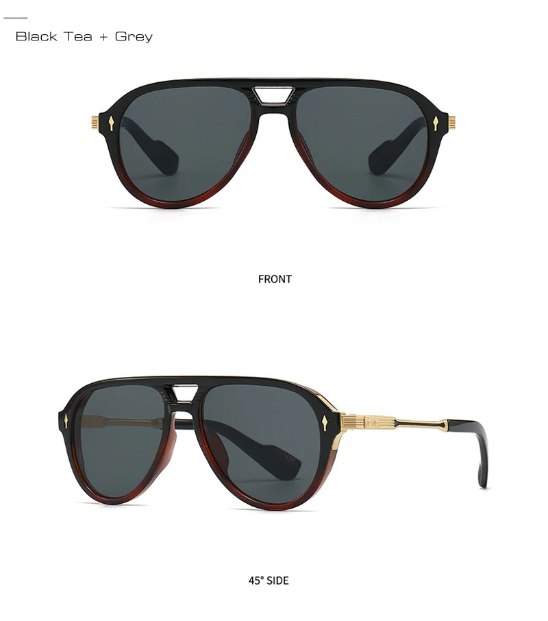 Retro Pilot Güneş Gözlüğü - UV400 Unisex 92010