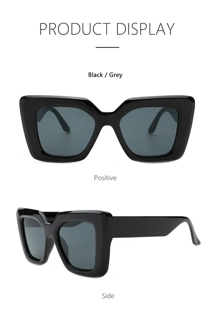 Trend Kare Güneş Gözlüğü Unisex UV400 koruma 86669