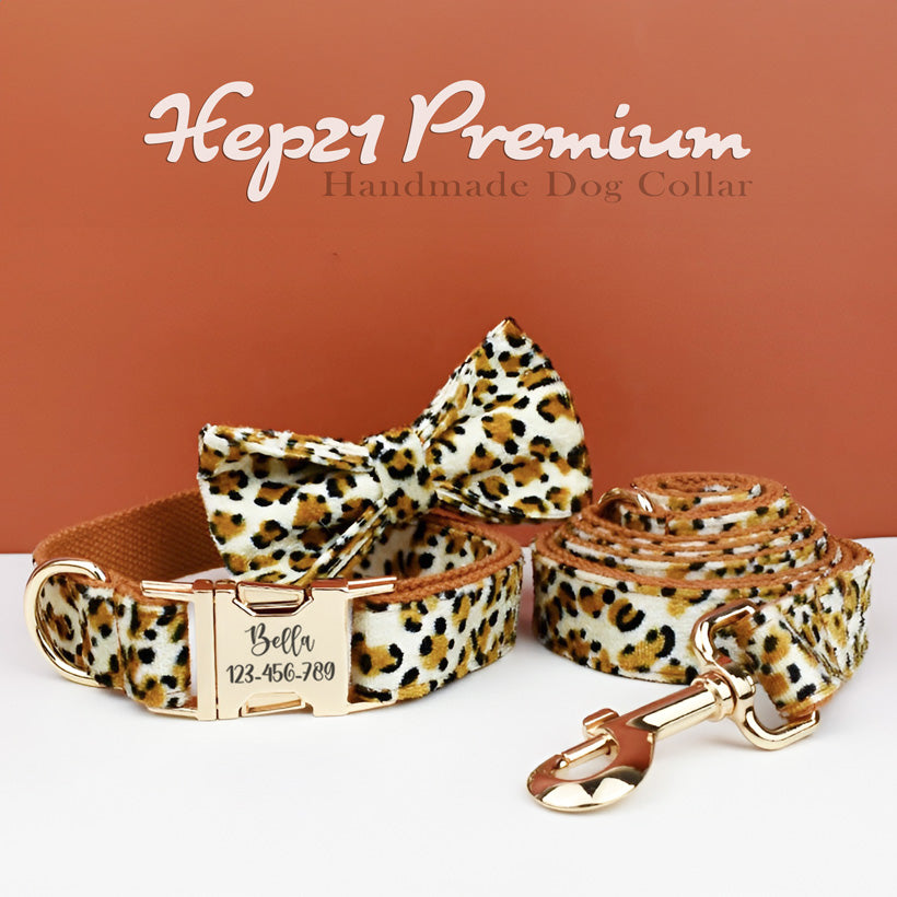 Köpek Boyun Tasması İsimli Leopar Print 29726