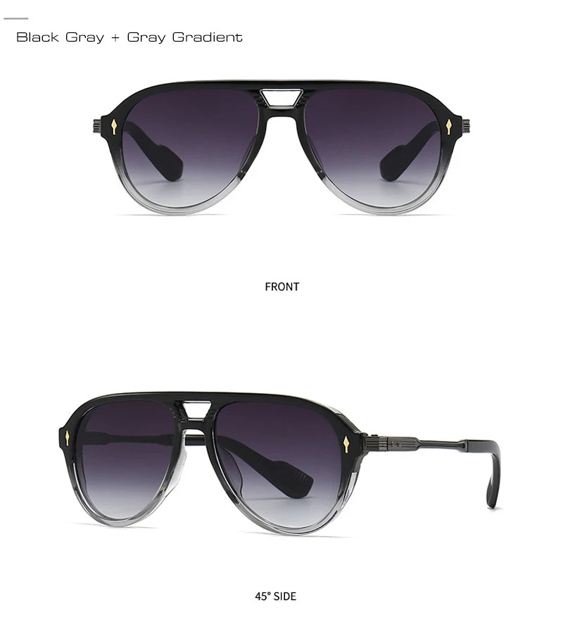 Retro Pilot Güneş Gözlüğü - UV400 Unisex 92010