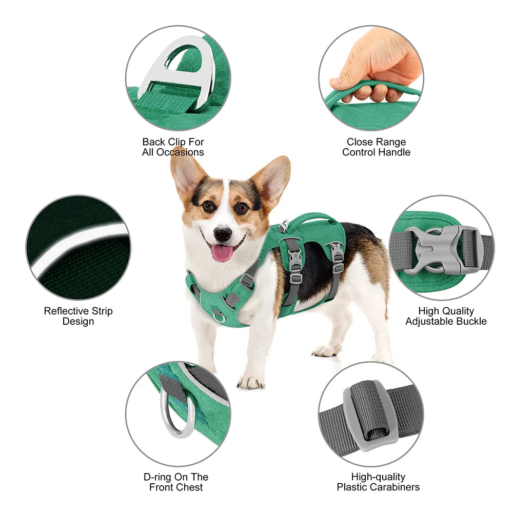 Köpek Göğüs Tasması Reflective Durable Handle 50650