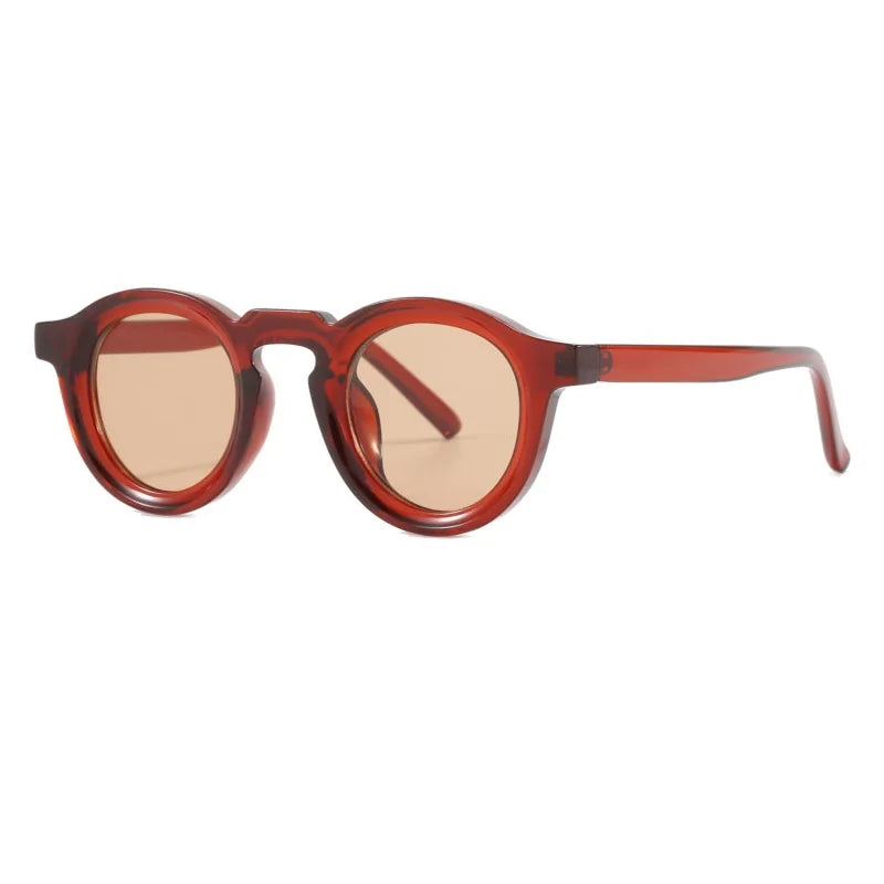 Retro Yuvarlak Güneş Gözlüğü | Unisex Tasarım UV400 Korumalı 23276