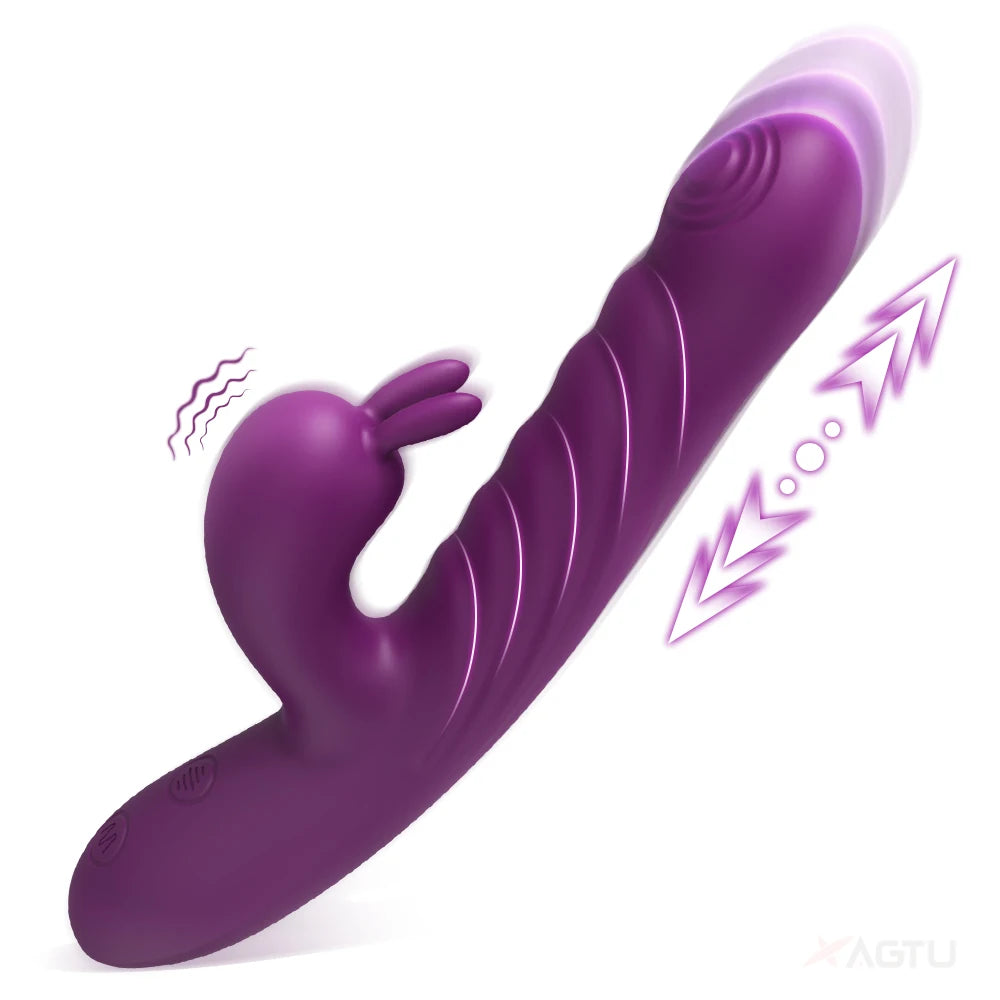 Titreşimli G Noktası ve Klitoris Uyarıcı Rabbit Vibratör 45802