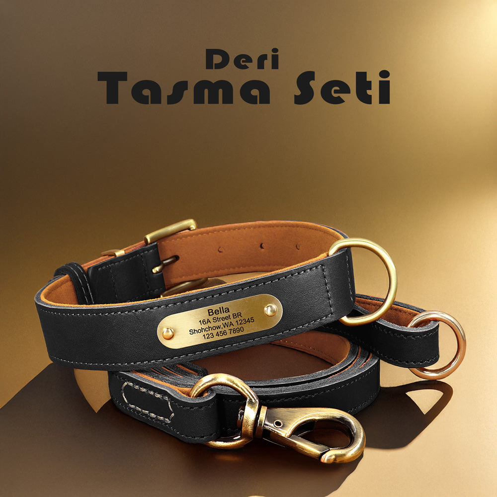 Deri Köpek Tasması SET 51118901
