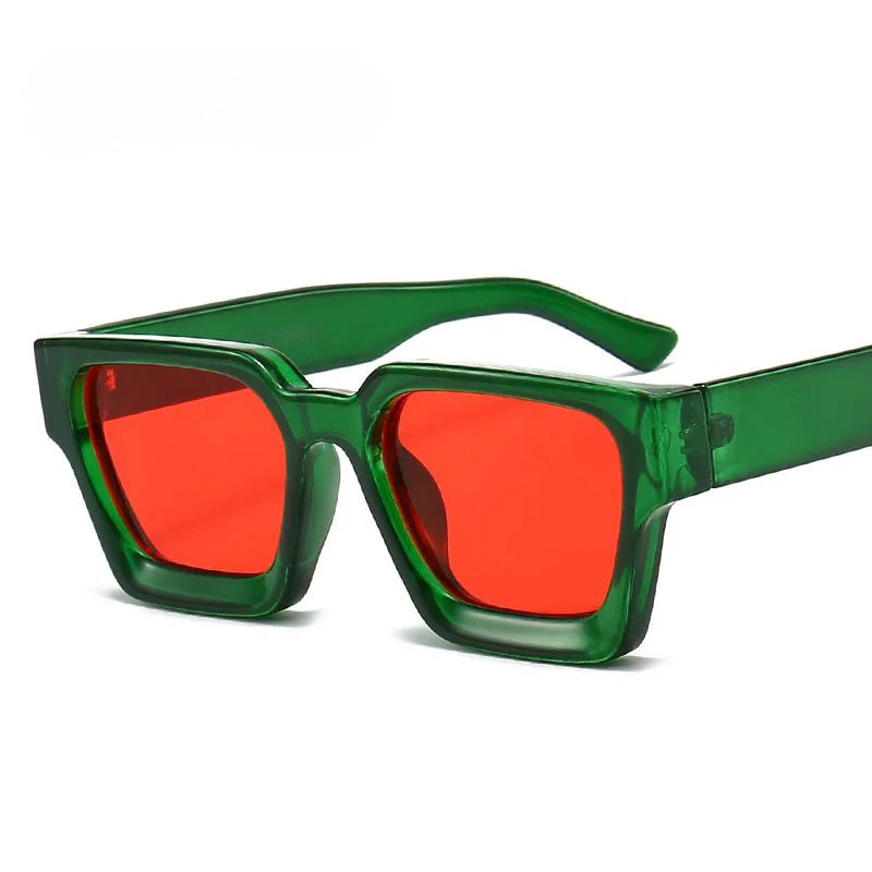 Kare Güneş Gözlüğü - Retro Vintage Stil UV400 Unisex 83839
